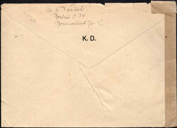 15 Pf Schwarzaufdruck v. Oberrand Platte ndgz m. ZuF 10 u. 25 Pf SD a ...