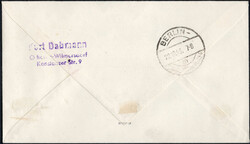 2 M Schwarzaufdruck a. überfrank. Eil-R-Bf. Berlin, zentr. ...