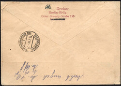 1 DM Stephan, portoger. EF a. R-Bf. (gefaltet, Beförderungsspuren) m ...