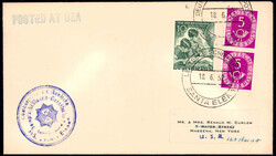10+3 Pf Tag d. Briefmarke m. ZuF m. Dt. Schiffspost Santa Elena n. N ...