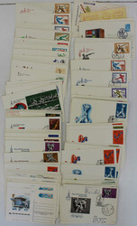 1980 Olympia Moskau, Slg. von &gt;600 Belegen, dabei GA, SST, MK, ...