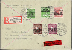 60 Pf Bandaufdruck, sogen. "helle 60er" m. hochwertiger ...