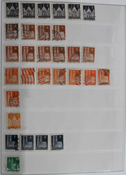 1948-1949 umfangreiche Spezial-Slg. Bauten und Sondermarken/-Blocks. ...