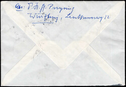 20+8 Pf Heuss-ZusDr. lgd. Wz. Nachauflage re.o.Ecke m. ZuF u.a. 1 Pf ...