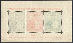 1949 Exportmesse-Bl. in besserer Farbe, postfr. Luxus m. einwandfr. ...