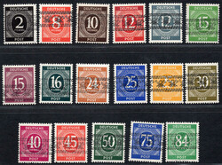 1948 Band- u. Netzaufdruck, kpl. Satz (52 Wte.), postfr. Luxus m. 2 ...