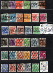 1948 Band-u. Netzaufdruck, je kopfstehen, dabei 49 I/II K, postfr. ...