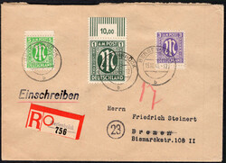 1 RM AM-Post v. Oberrand m. ZuF a. portoger. R-Bf. v. Bersenbrück n. ...