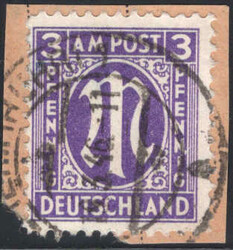 3 Pf AM-Post in bester Zhg. a. Pracht-Bfstck. MÜLHEIM/RUHR m. ...