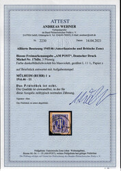 3 Pf AM-Post in bester Zhg. a. Pracht-Bfstck. MÜLHEIM/RUHR m. ...