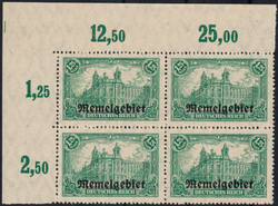 345: Memel - Sheet margins / corners