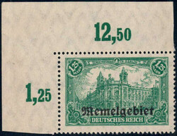 345: Memel - Sheet margins / corners