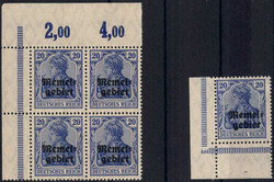 345: Memel - Sheet margins / corners