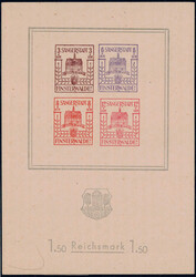 1946 Wiederaufbau-Bl., postfr. Luxus  Automatically generated ...