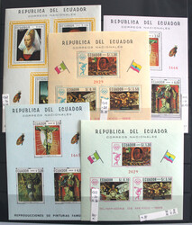 GEMÄLDE großartige postfr. Luxus-Slg. Gemälde aus Aller Welt im ...