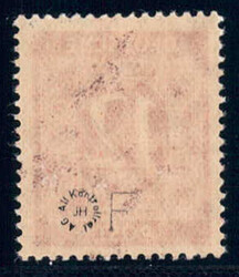 12 Pf Ziffer in Fehlfarbe, ungebr. Pracht, Arge-gepr. Hohmann