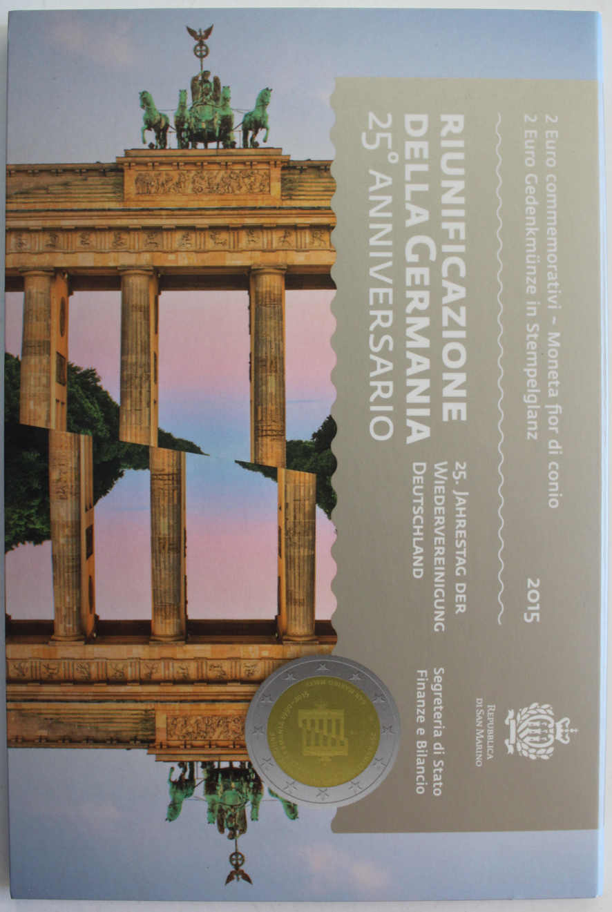 2 €uro Wiedervereinigung Deutschlands, 2015 in ...