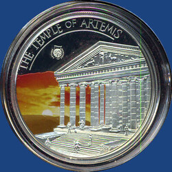 5 Dollar Antike Weltwunder "Temple of Artemis", 2013 Sterlingsilber, ...