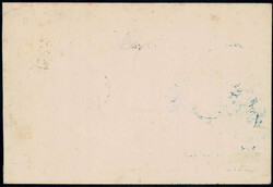 1931 Ungarnfahrt, ungar. Post, Vordruck-PK m. u.a. 1 P Zeppelinmarke ...