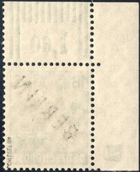 16 Pf Schwarzaufdruck li.o.Ecke (unbeschriftet) m. neg. ...