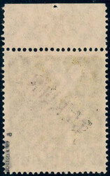 1 M Schwarzaufdruck in guter Farbe v. Oberrand Platte dgz ungefaltet, ...