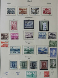 1876-1985 schöne "KaBe"-Slg. auf Blättern mit ca. 500 Werten ab Mi. ...