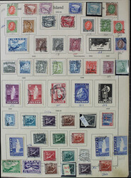 1876-1985 schöne "KaBe"-Slg. auf Blättern mit ca. 500 Werten ab Mi. ...