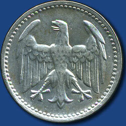 DREI Mark Adler, 1925 E / kl. Kerbe i. RandbereichAutomatically ...