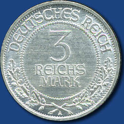 3 RM Reichsfreiheit Lübeck, 1926 AAutomatically generated ...