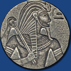 3000 Franc Tutanchamun, 2016 - Antik finish 5 oz Silber ohne ...