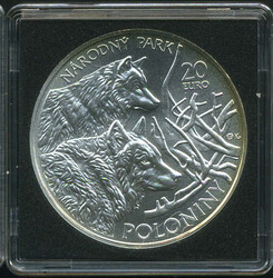 20 Euro Poloniny Nationalpark / Wölfe, 2010 Silber in ...