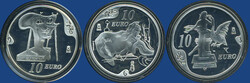 2004 SALVADOR DALI 3er-Serie à 10 Euro: Leda Atomica / Der Große ...