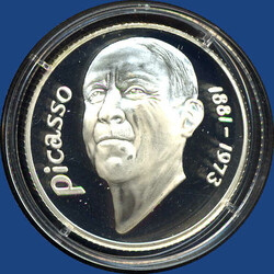 PABLO PICASSO "20 Euro" Portrait Dora Maar im Rahmen, 1997 PP ...