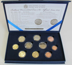 2014 KMS 1 Ct. - 2 Euro BU m. Sondermünze "Unabhängigkeit" mit ...