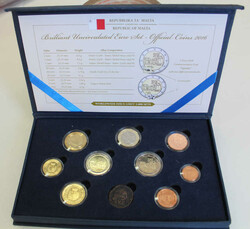 2016 KMS 1 Ct. - 2 Euro BU m. 2x Sondermünze "Ggantija" mit ...
