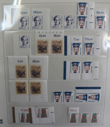 1953-1990 BOGENECKEN toller Sammlungsbestand mit über 800 Bogenecken ...