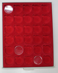 PROPHILA MÜNZBOXEN-"MIX": runde, flexible Einteilung m. 2 Stufen ...