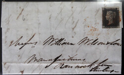 2865100: Great Britain 1840 1d black