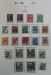 1948-1990 LEUCHTTURM neuwertiger Falzlostext im blauen ...