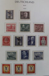 1948-1990 LEUCHTTURM neuwertiger Falzlostext im blauen ...