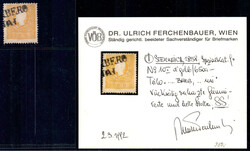2 Kr dkl´gelb, Type I m. L2, rücks. Mgl., gepr. u. m. entspr. ...