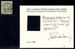 3 Kr grün, zentr. rundgestpl. Luxus WIEN m. Befund Ferchenbauer "gut ...