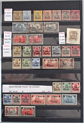 1894-1919 schöner sammlungsartiger Bestand ab Vorläufer mit alleine ...