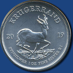 1 Krügerrand 2019 / 1 oz SilberAutomatically generated translation:1 ...