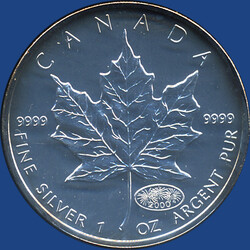 5 Dollar Maple Leaf, Privy "Millenium", 2000