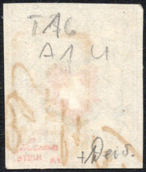 10 Rp Rayon II, T.16 A1-U, sogen. "Tabakfarbene", voll- bis ...