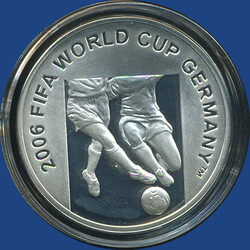 50 Manat FIFA-WM 2006 (v.2004) gekapselt  Automatically generated ...