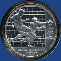 10 Hryvnia FIFA-WM 2006 (v.2004) gekapselt  Automatically generated ...