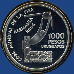 1000 Pesos FIFA-WM 2006 / Torhüter, 2004 gekapselt  Automatically ...