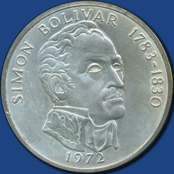20 Balboas Bolivar, 1972Automatically generated translation:20 ...